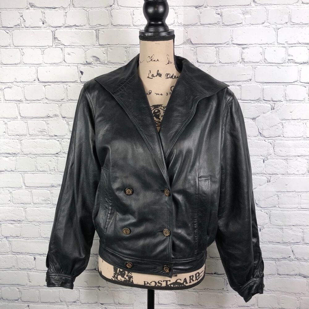Loewe Black Nappa Leather Vintage Jacket 38 - Picture 1 of 6